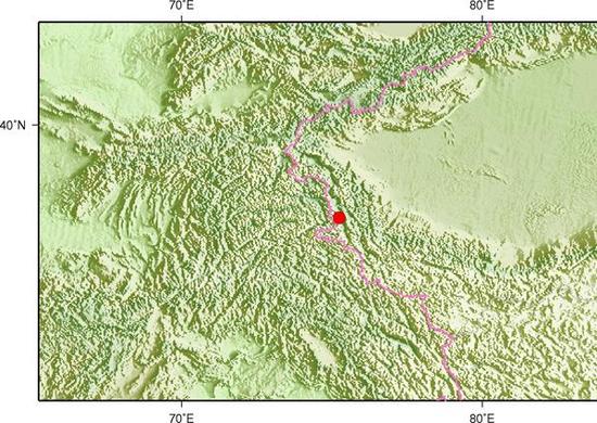 新疆喀什地区发生5.5级地震 震源深度8千米
